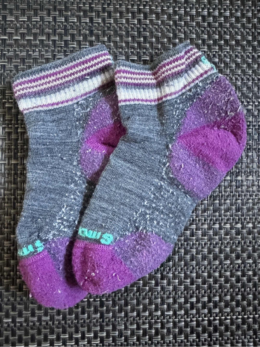 ★FREE WITH BUNDLE ★  Smartwool Sz M Kids Hike Ankle Socks
